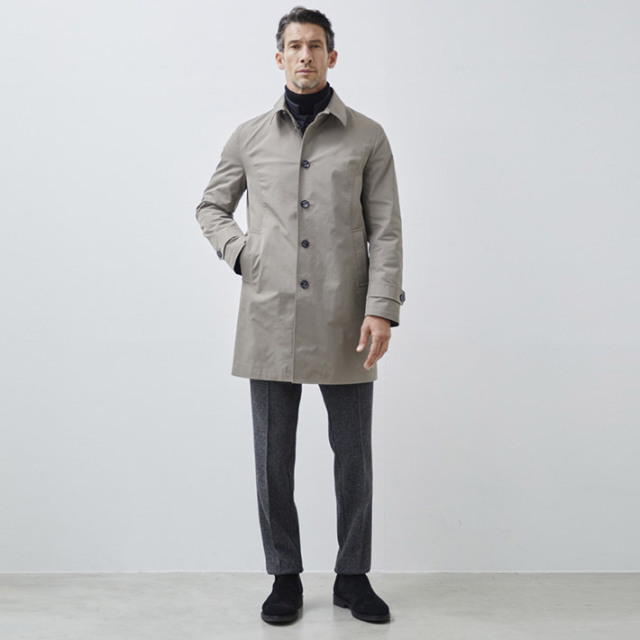 会員様限定 在庫限りSALE ] ライナー付き ステンカラーコート インナー