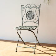 ガーデンチェア アイアン おしゃれ 折りたたみ 屋外 一人掛け 椅子