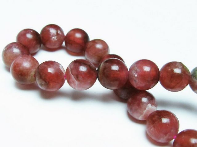 インカローズ(ロードクロサイト)ブレスレット10mm[T27-2417]