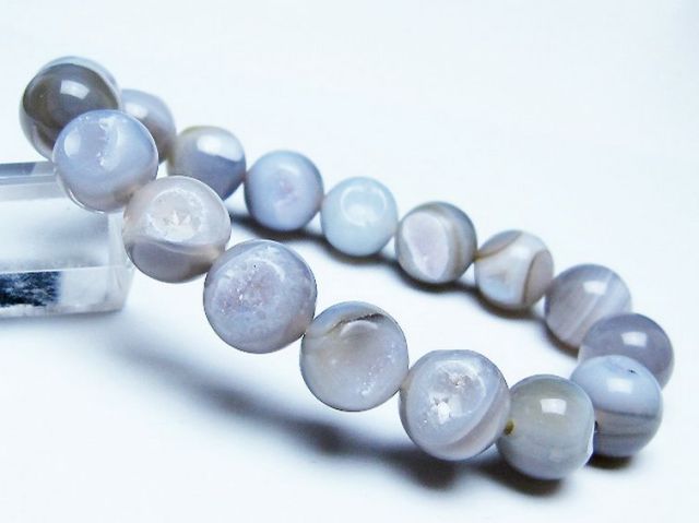 パワーストーン 天然石 アゲート笑口ブレスレット 12mm [T39-3161]