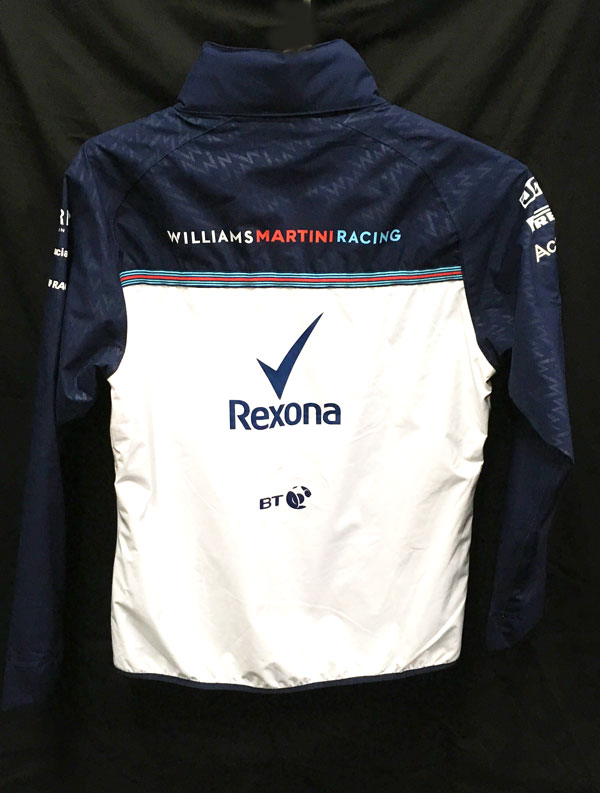 SALE】2018 ウィリアムズ チーム支給品 レインジャケット USED サイズ