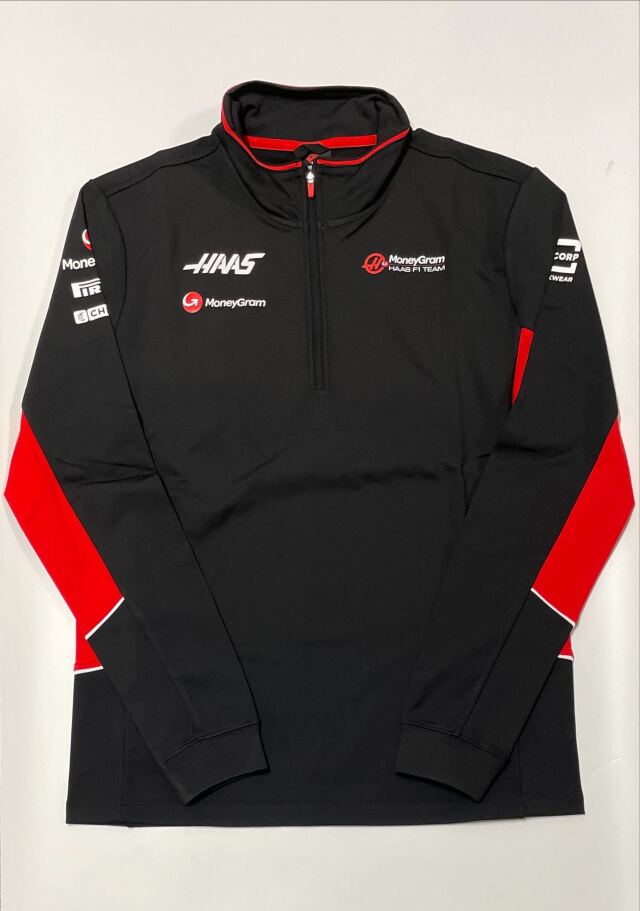 2024 ハースF1チーム チーム支給品 ZIPスエット 新品 サイズL ※サイズ