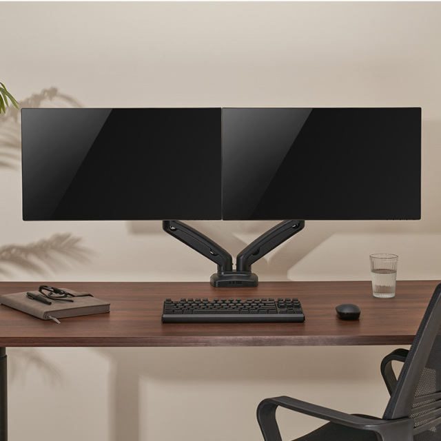 モニターアーム デュアルモニター 2画面 対応サイズ17～32インチ 耐