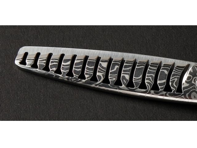 天洋 ダマスカス両刃セニングW50(TENYO 大理/カット率40～50％) ハサミ