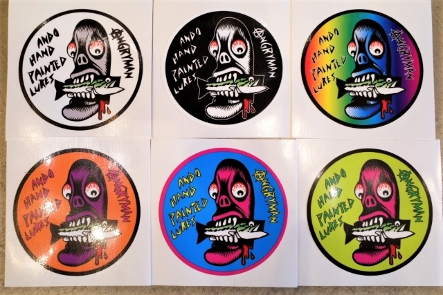 a.h.p.l(ando hand painted lures)『a.h.p.l ステッカー』