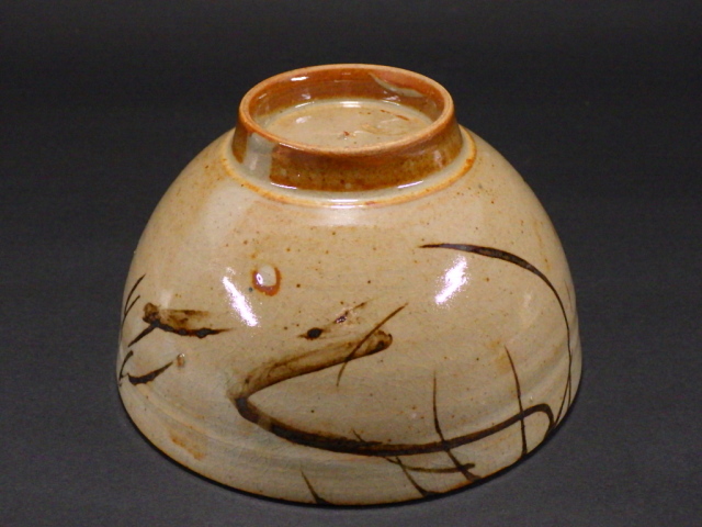 2代加藤春二（竹里庵柳抹茶茶碗）