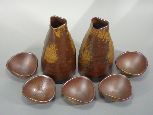 木村陶峰(備前酒器揃)