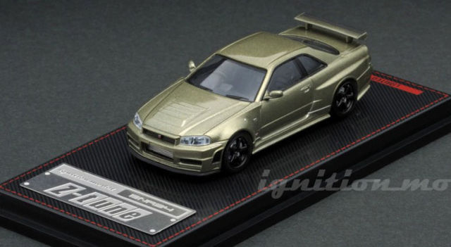 イグニッション 1/64 Nismo R34 GT-R Z-tune （グリーンメタ）