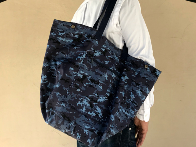 海上自衛隊デジタル迷彩シリーズ(洗面具入れトートバッグ)