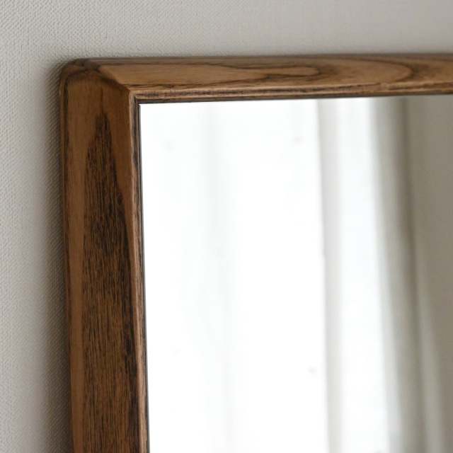 ステラ ウォールミラー ホワイトアッシュ W44×44 壁掛け 全身 鏡