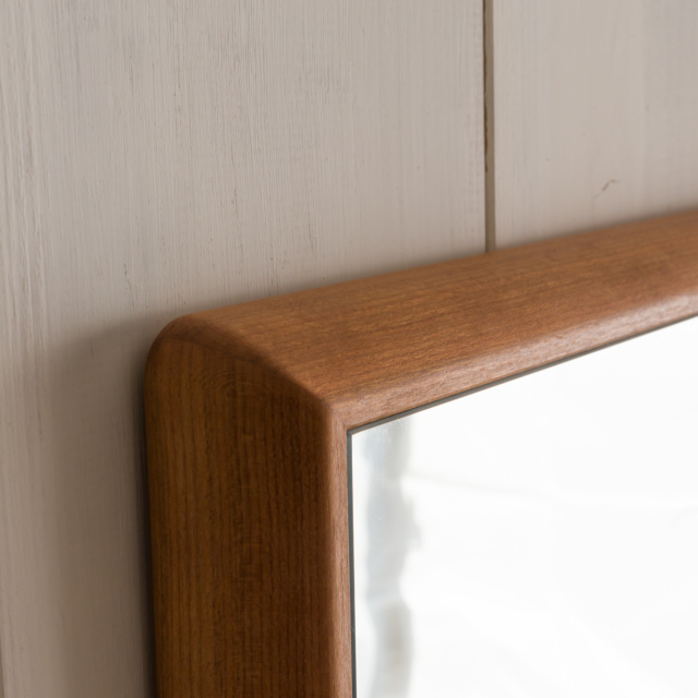 ステラ アメリカンチェリー ウォールミラー W44×44 壁掛け 全身 鏡