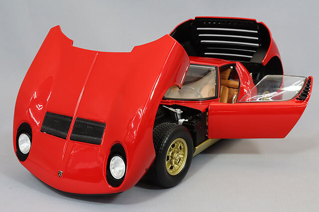 京商 1/18 ランボルギーニ ミウラ P400 レッド