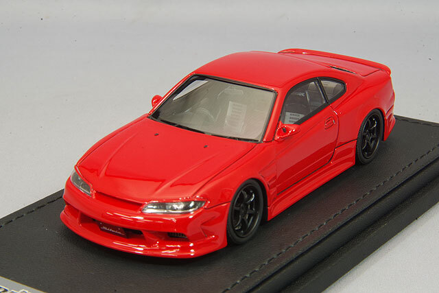 イグニッションモデル 1/43 VERTEX S15 シルビア レッド/アドバンRG-D