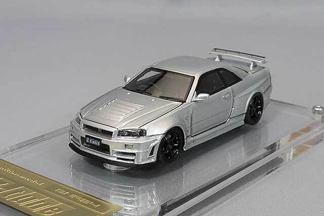 イグニッションモデル 1/64 ニスモ R34 GT-R Z-tune シルバー/ニスモ