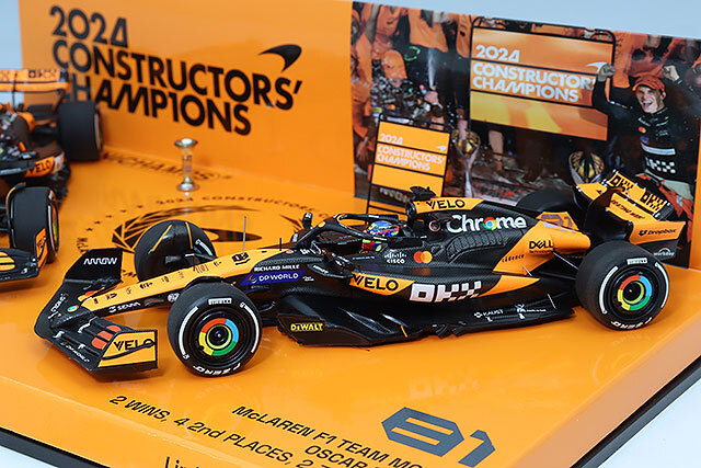 ミニチャンプス 1/43 マクラーレン F1チーム MCL38 ノリス/ピアストリ