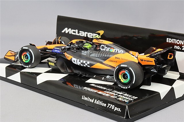 ミニチャンプス 1/43 マクラーレン F1チーム MCL38 2024 F1 マイアミGP