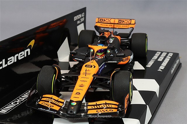 ミニチャンプス 1/43 マクラーレン F1チーム MCL38 2024 F1 ハンガリー