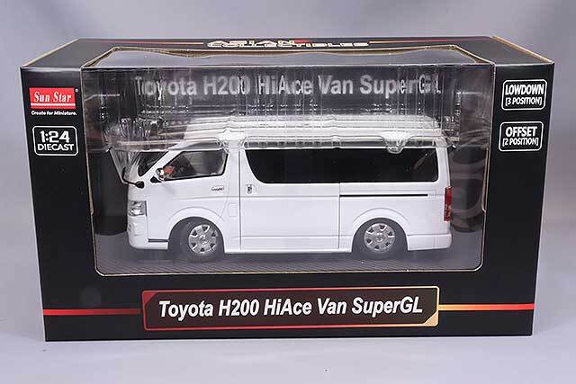 サンスター 1/24 トヨタ H200 ハイエース バン スーパーGL ホワイト