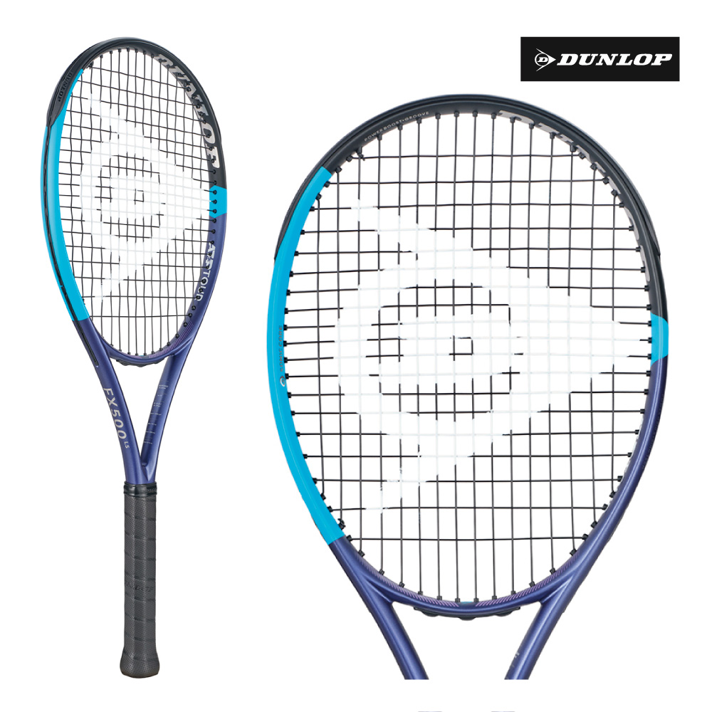 DUNLOP FX500LS DS22602 2025FW バイオレット×ネオンブルー テニス