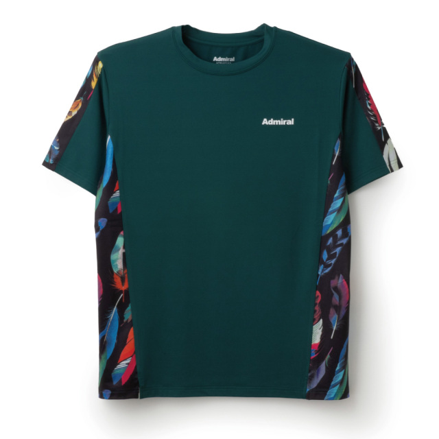 ADMIRAL メンズ サイドライングラフィックTEE ATMA516-060 2025FW