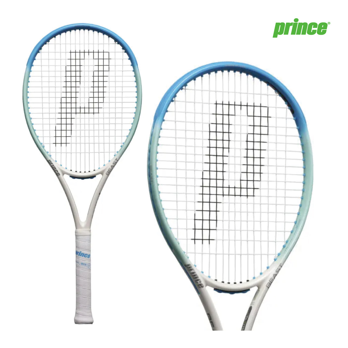 PRINCE ビースト 100 (280g) 7TJ236 2025SS ホワイト×ブルー プリンス