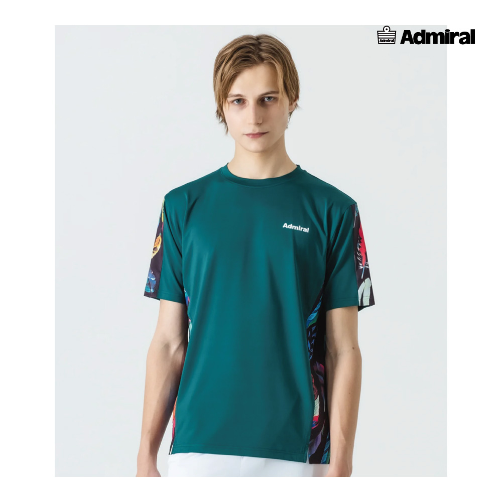 ADMIRAL メンズ サイドライングラフィックTEE ATMA516-060 2025FW