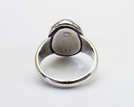 ジョージ ジェンセン] リング ＃46B （ヘマタイト）