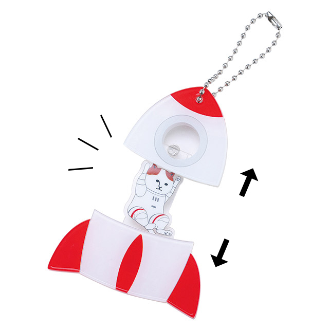 NYASAグッズ】パカッ！とアクキー ロケットNYASA ｜ ニャサ