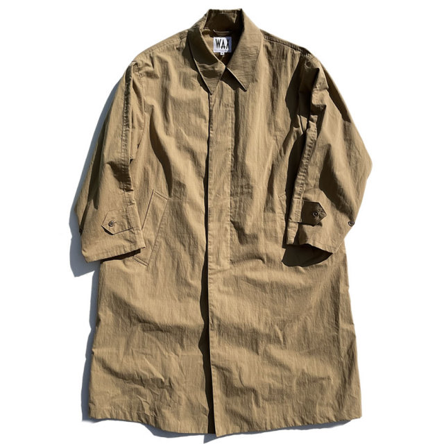 WAX(ワックス) / ステンカラーコート / BALMACAAN COAT - BEIGE / WX