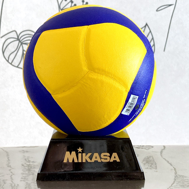 名入れ】ミカサ(MIKASA) バレーボール 記念品用マスコット＋プレート
