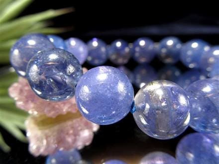 ☆極上の輝き！透明キラキラ結晶☆濃厚青紫色☆人生を良い方向へと導く