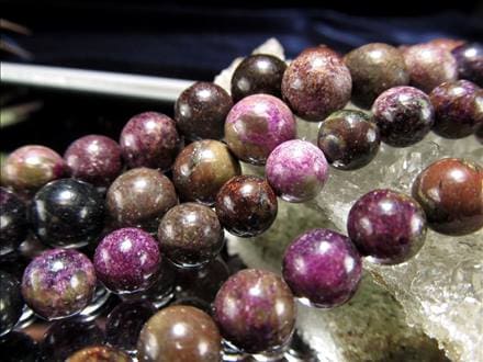 ☆一連☆最新！流行のレアストーン！☆濃色！ピンクパープル☆スティ