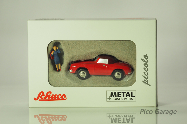 ◇【Schuco】シュコー ピッコロ メルセデス・ベンツ 190SL フィギュア付き