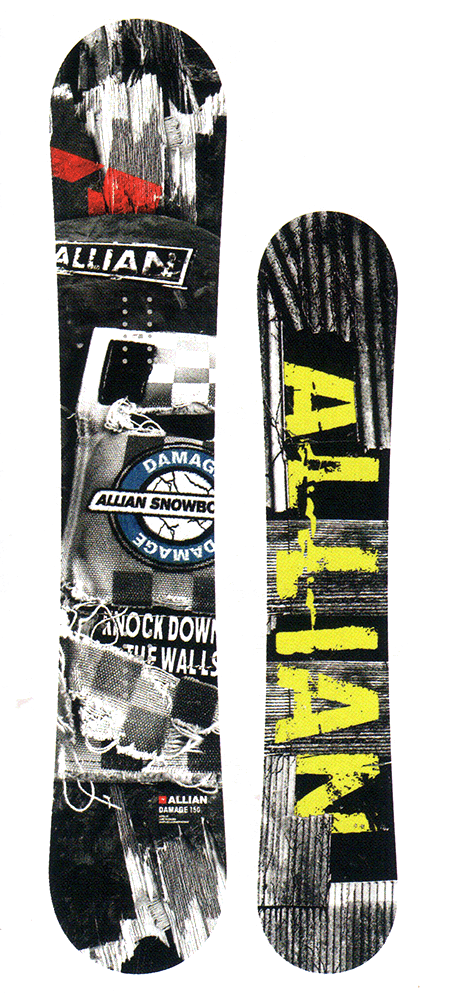 アライアン（ALLIAN）【DAMAGE】 16-17 スノーボード 2017年 | 横浜