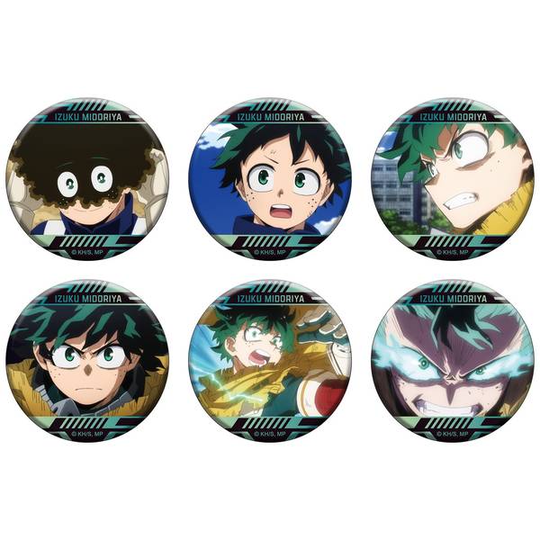 僕のヒーローアカデミア 缶バッジコレクション／緑谷 出久 6個入BOX