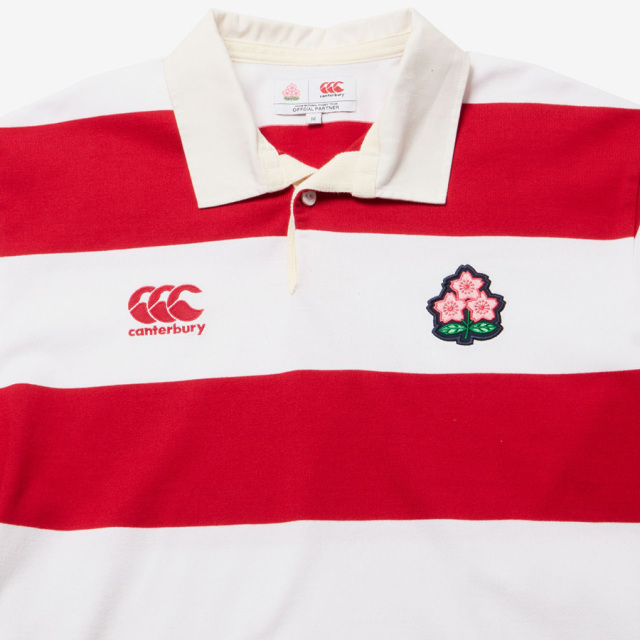 ラグビー日本代表 ジャパンショートスリーブ4インチストライプラグビー