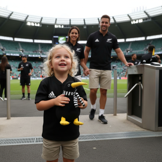 オールブラックス HAKA マスコット人形 キウイ