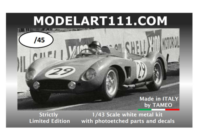MODELART111 ref.16.1 1/43 Ferrari 500 TRC n.29 Le Mans 1957