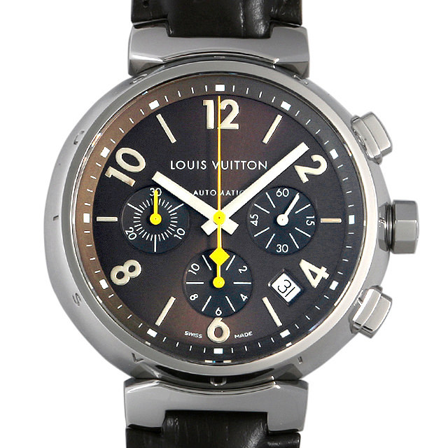 Q1121 LOUIS VUITTON（ルイヴィトン） タンブール クロノグラフ 中古