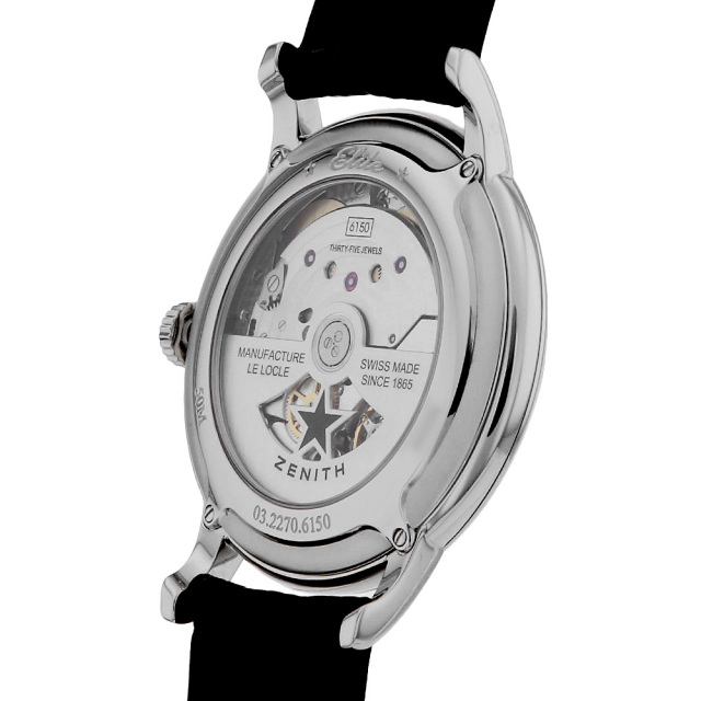 03.2270.6150/01.C493 シルバー ZENITH（ゼニス）エリート6150 中古