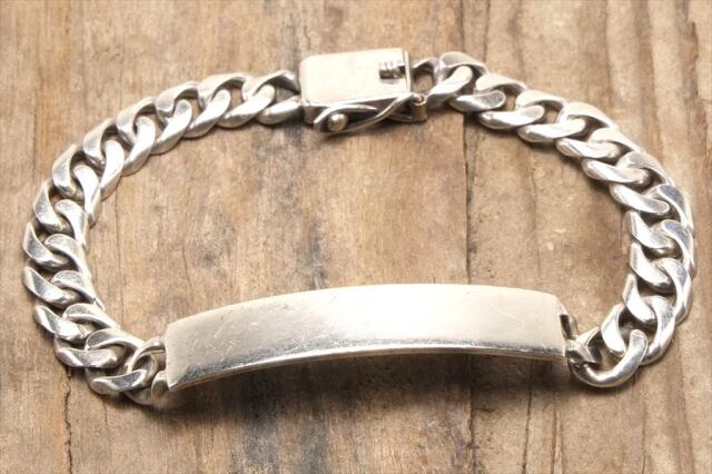 ID ブレスレット メキシカン ジュエリー ヴィンテージ シルバー 925 (B155)