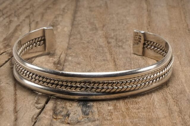 バングル ブレスレット メキシカン ジュエリー ヴィンテージ シルバー