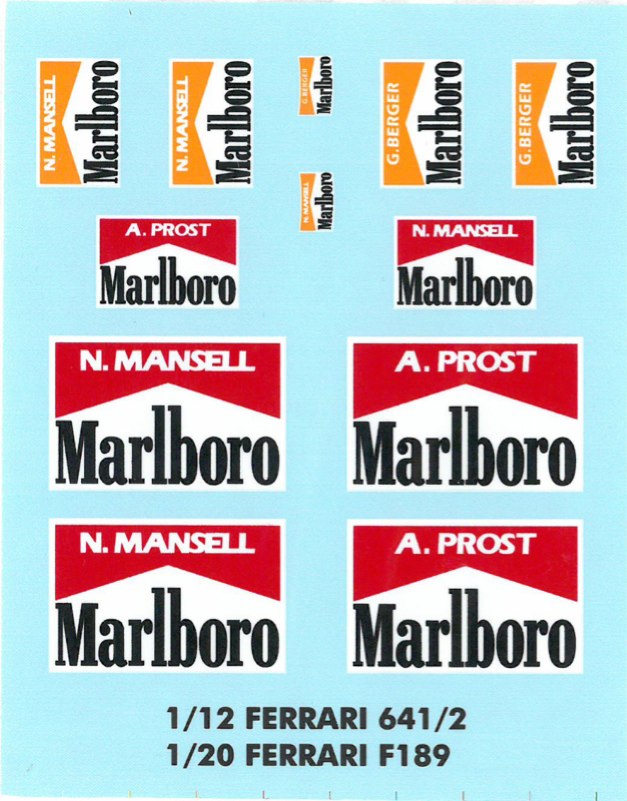 ミュージアムコレクション 1/12 フェラーリ 641/2 & 1/20 フェラーリ