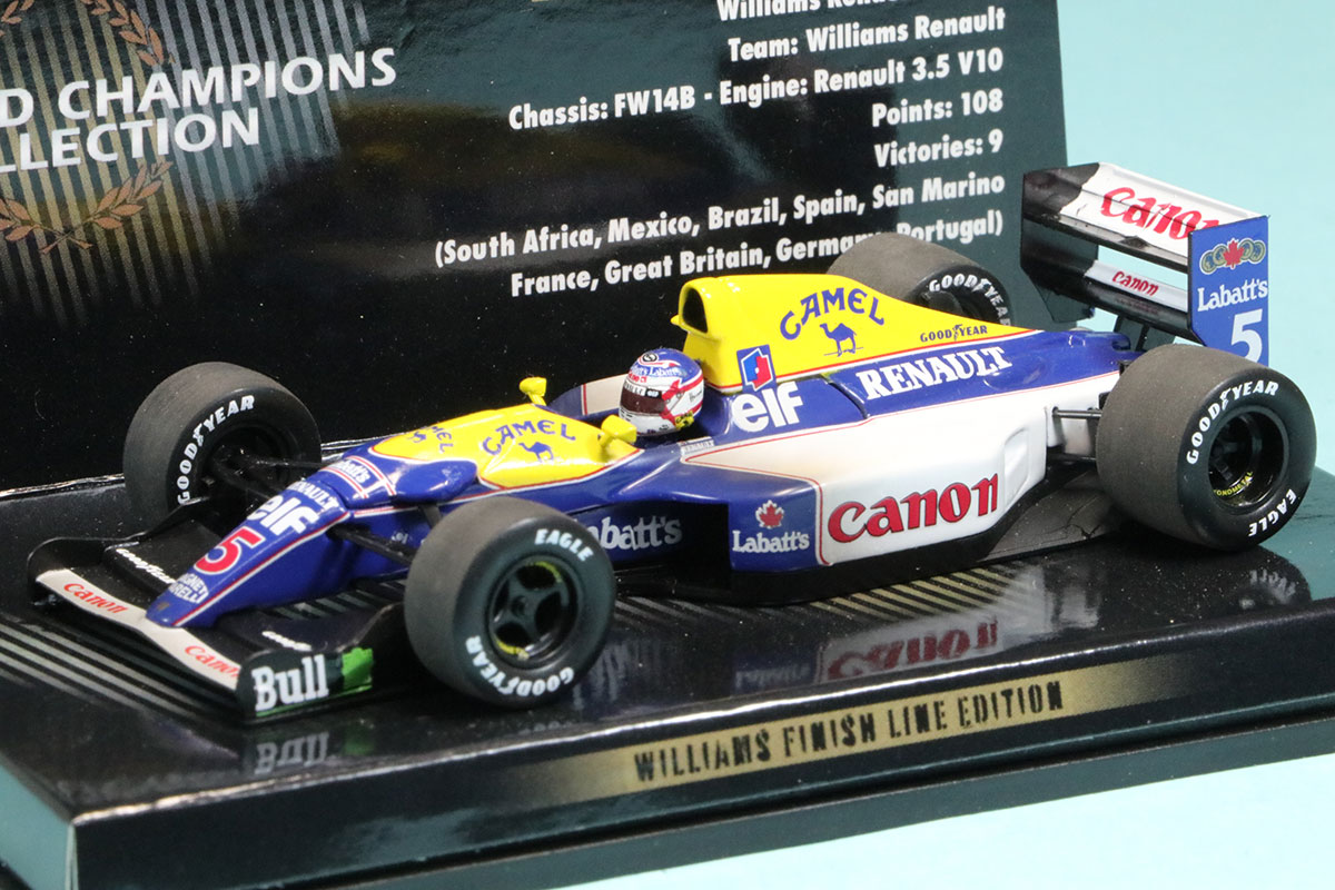 予約] ミニチャンプス 1/43 ウィリアムズ FW14B ルノー 1992 ワールド