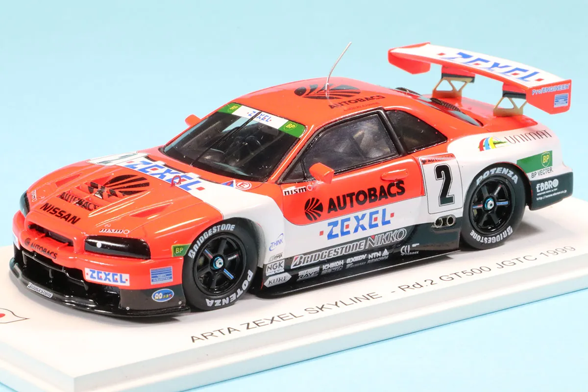 スパーク 1/43 ARTA ゼクセル ニッサン スカイライン GT-R R34 JGTC