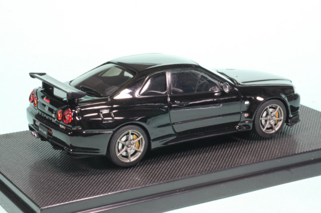 エブロ 1/43 ニッサン スカイライン GT-R R34 Vスペック2 ブラック