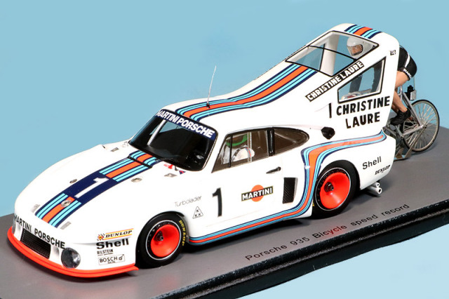 S1939 - スパーク 1/43 ポルシェ 935 Bicycle Speed Record 1977 S1939