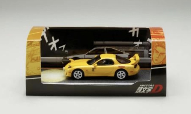 ホビージャパン 1/64 マツダ RX-7（FD3S）RED SUNS / 頭文字D VS 藤原