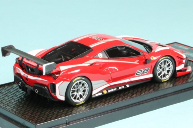 BBRC237 - BBR 1/43 フェラーリ 488 チャレンジ 2020 レッド BBRC237