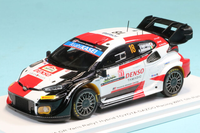 スパーク 1/43 トヨタ GR ヤリス ラリージャパン 2023 勝田貴元 5th